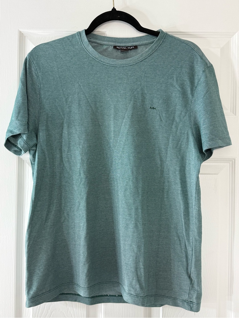 Michael Kors Men's Teal Crew Neck Short Sleeve T-Shirt